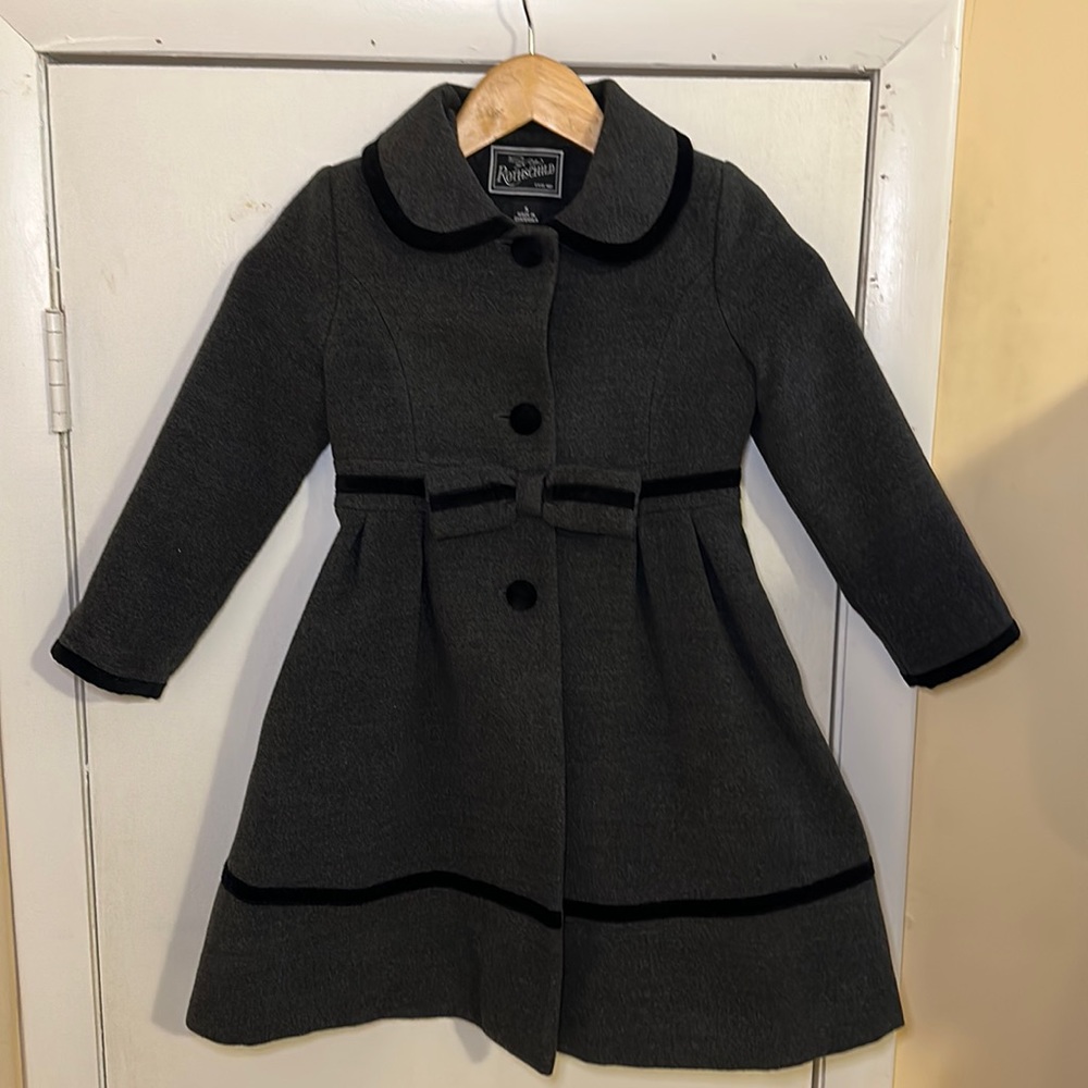 Little girls dress coat
